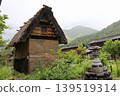Shirakawa-go on a cloudy spring day 139519314