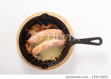 烤香腸配起司 烤香腸配起司 139519851