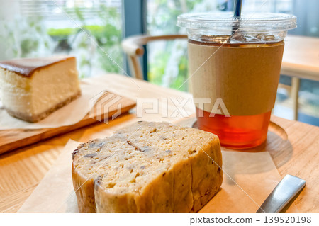 Tea time spent at a window seat in a cafe Tea time spent at a window seat in a cafe 139520198