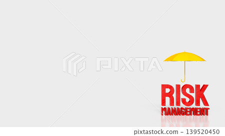 Protecting Business Through Risk Management 3d render. Protecting Business Through Risk Management 3d render. 139520450