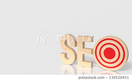 Targeted SEO Growth Strategy Concept 3d render. 139520451