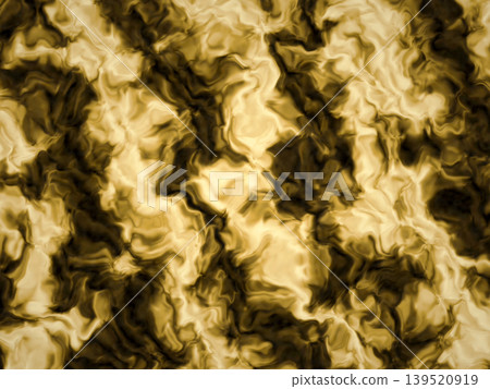 Abstract texture background with flowing golden clouds and a glossy, metallic marble interference pattern. Abstract texture background with flowing golden clouds and a glossy, metallic marble interference pattern. 139520919