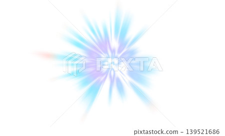 Cyan radial lens flare star-shaped light rays (transparent background/black background) Cyan radial lens flare star-shaped light rays (transparent background/black background) 139521686