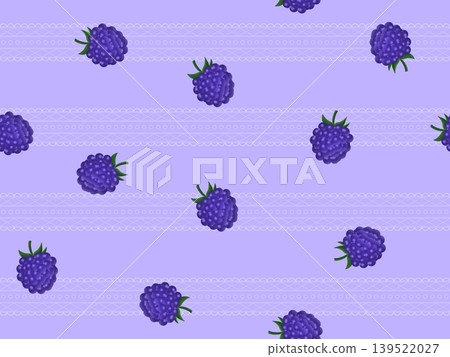 Raspberry seamless pattern C-20 Raspberry seamless pattern C-20 139522027