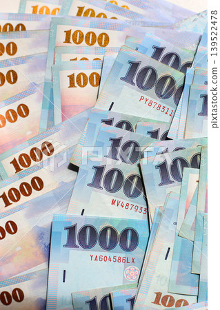 Taiwan dollar banknotes, Taiwan Currency Taiwan dollar banknotes, Taiwan Currency 139522478