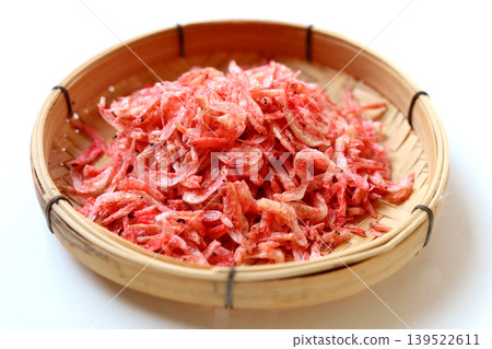 Japanese dried shrimp, food ingredient Japanese dried shrimp, food ingredient 139522611
