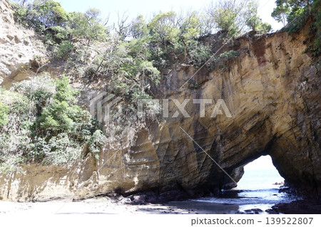 Ryugu Cave, a sea cave and skylight located in Shimoda on the Izu Peninsula. Ryugu Cave, a sea cave and skylight located in Shimoda on the Izu Peninsula. 139522807