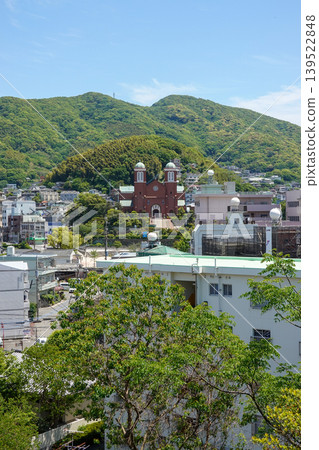 Urakami Cathedral as seen from Nagasaki Peace Park (photographed in May 2026) Urakami Cathedral as seen from Nagasaki Peace Park (photographed in May 2026) 139522848