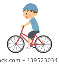 騎著腳踏車的微笑男孩 139523034