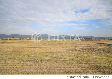 Scenic Countryside View from Train Between Kyoto and Nara Nov 27 2025 Scenic Countryside View from Train Between Kyoto and Nara Nov 27 2025 139523343