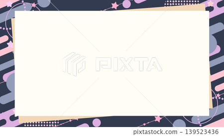 孟菲斯圖案邊框背景壁紙 孟菲斯圖案邊框背景壁紙 139523436