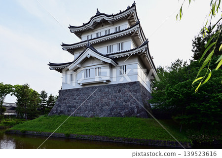 Musashi Province Oshi Castle Three-Story Turret 139523616