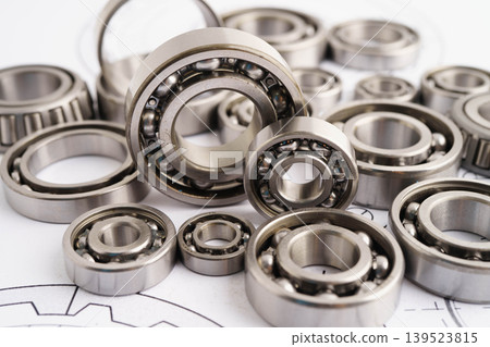 Ball bering circular joint machine component. Ball bering circular joint machine component. 139523815