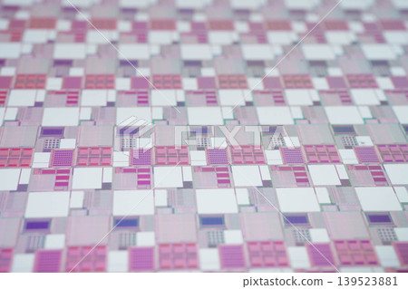 Silicon wafer for manufacturing semiconductor of integrated circuit. 139523881