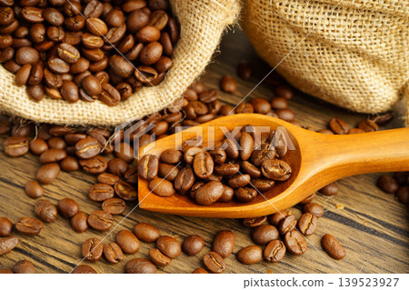 Coffee bean for drink in morning, nature food. Coffee bean for drink in morning, nature food. 139523927
