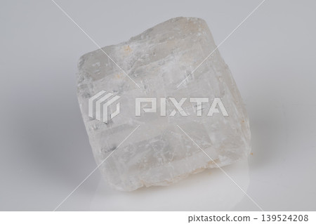 Detailed mineral visualization. Closeup view showcasing translucent calcite textures. Highresolution depiction highlighting internal crystalline structures and patterns Detailed mineral visualization. Closeup view showcasing translucent calcite textures. Highresolution depiction highlighting internal crystalline structures and patterns 139524208