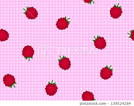 Raspberry seamless pattern B-33 139524284