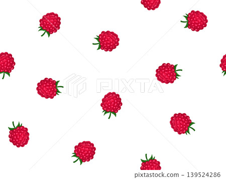 Raspberry seamless pattern C-21 Raspberry seamless pattern C-21 139524286