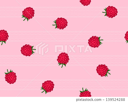 Raspberry seamless pattern C-22 Raspberry seamless pattern C-22 139524288
