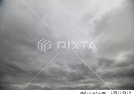 Calm evening sky with subtle hues. Tranquil twilight scene with gentle warm accents. Serene sunset horizon with soft colors and calm ambiance portraying reflective moments 139524539