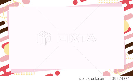 Memphis pattern frame background wallpaper Memphis pattern frame background wallpaper 139524825