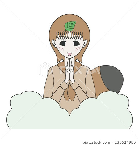 一幅貉變成女人的插圖。 139524999