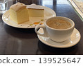 Coffee and chiffon cake × cheesecake 139525647