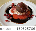 Chocolate and strawberry affogato - melts in your mouth 139525786