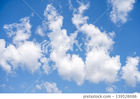 Early summer sky, blue sky, clear sky, May image 139526086
