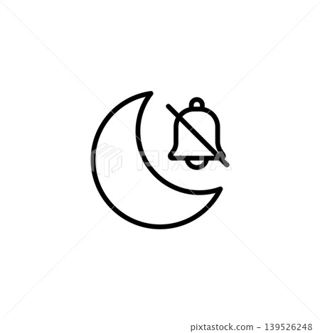 Focus Mode Do Not Disturb Icon Focus Mode Do Not Disturb Icon 139526248
