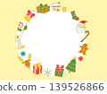 cute christmas frame material 139526866