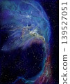 The vast expanse of nebulae and galaxies drifting in space 139527051