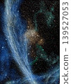 Nebulae traveling at high speed through outer space 139527053