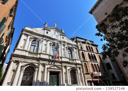 Ateneo Veneto in the San Marco district of Venice's old town, Italy Ateneo Veneto in the San Marco district of Venice's old town, Italy 139527146