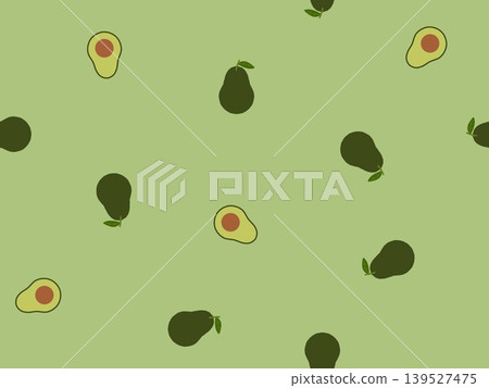 Avocado seamless pattern B-35 Avocado seamless pattern B-35 139527475