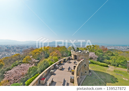 [從松山綜合公園眺望松山市全景] 愛媛郡松山市旭丘 139527872