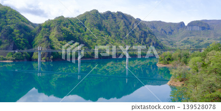 Fresh green Yatsuba dam Fresh green Yatsuba dam 139528078