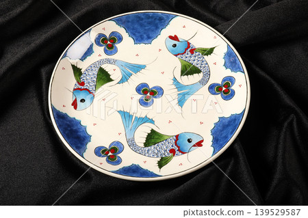 Handmade, authentic gift porcelain plate 139529587
