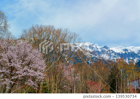 Snowscape of the Hida Mountains Snowscape of the Hida Mountains 139530734