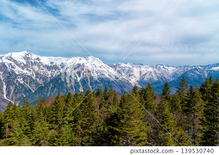 Snowscape of the Hida Mountains 139530740