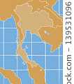 Thailand map design art land ocean land bridge  139531096