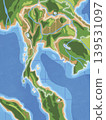 Thailand map design art land ocean land bridge  139531097