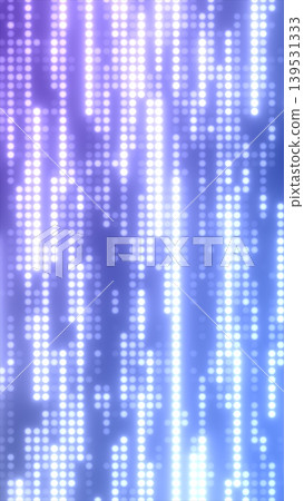 Blue glowing dot matrix with vertical light columns, abstract digital technology background with bokeh blur and futuristic LED screen pattern Blue glowing dot matrix with vertical light columns, abstract digital technology background with bokeh blur and futuristic LED screen pattern 139531333