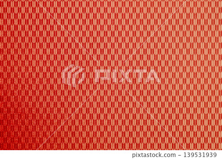 Background image 8: Red fabric with a white arrow feather pattern gradient. Background image 8: Red fabric with a white arrow feather pattern gradient. 139531939