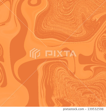 Warm Orange and Amber Fluid Marble Texture Background with Liquid Swirl Abstract Art Pattern Elegant Modern Luxury Stone Inspired Design 139532598