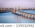 Western High Speed Diameter bridge spanning Neva Bay, Saint Petersburg 139532992