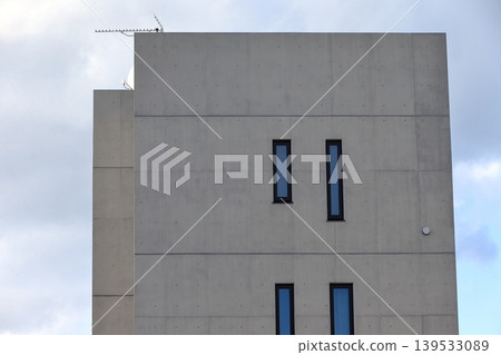 Image of exposed concrete on the outer wall Image of exposed concrete on the outer wall 139533089