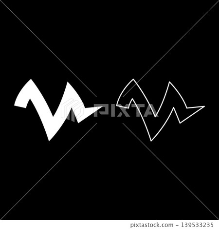 Vegetable peel leftover set icon white color vector illustration image solid fill outline contour line thin flat style Vegetable peel leftover set icon white color vector illustration image solid fill outline contour line thin flat style 139533235