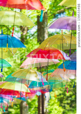 Colorful Umbrella Sky at Kanra General Park, Gunma Prefecture Colorful Umbrella Sky at Kanra General Park, Gunma Prefecture 139533498