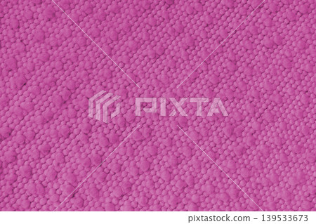 Pink jacquard upholstery fabric texture with soft pom pom woven pattern, cloth background Pink jacquard upholstery fabric texture with soft pom pom woven pattern, cloth background 139533673